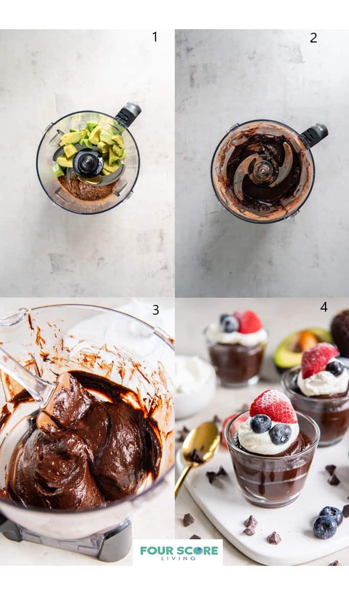 Avocado Chocolate Pudding Four Score Living