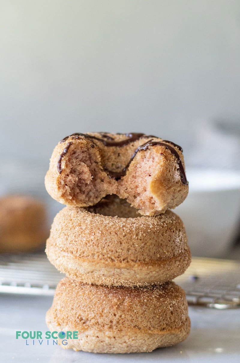 Keto Cinnamon Sugar Donuts - Easy Low Carb Donuts!