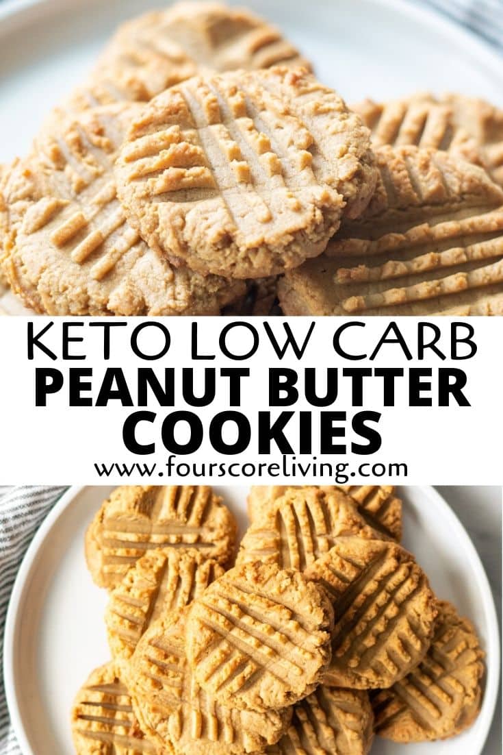 keto peanut butter cookies pinterest pin