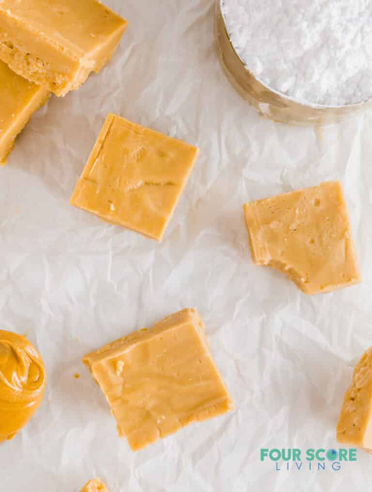 Keto Peanut Butter Fudge - Four Score Living