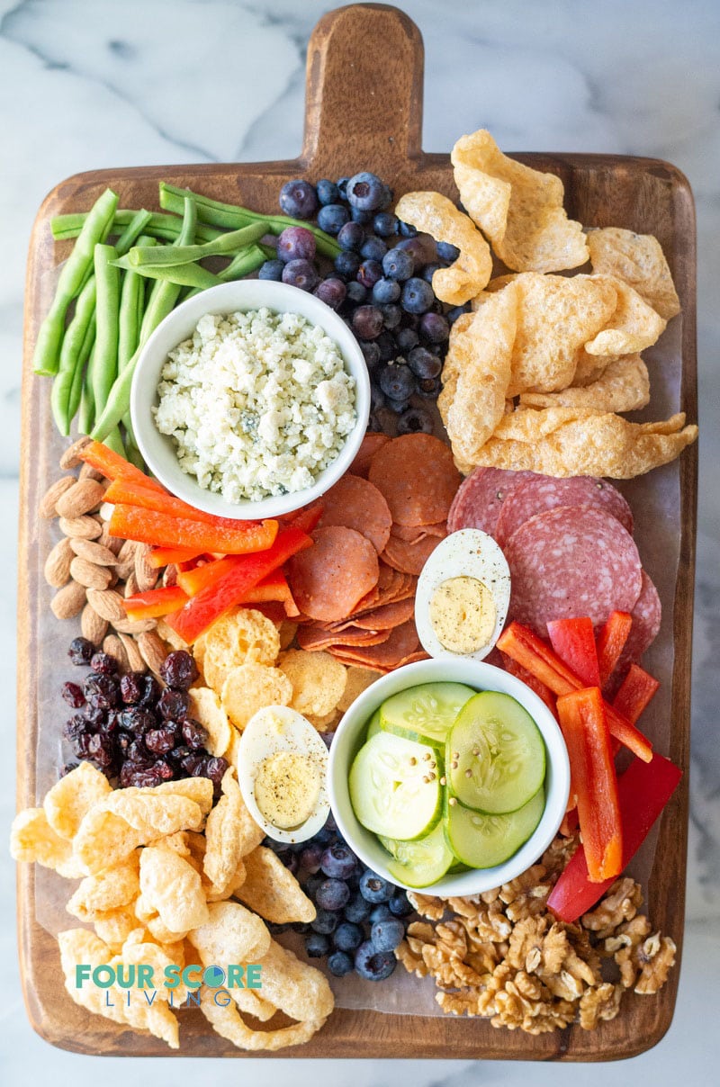 Keto Charcuterie Board - Four Score Living