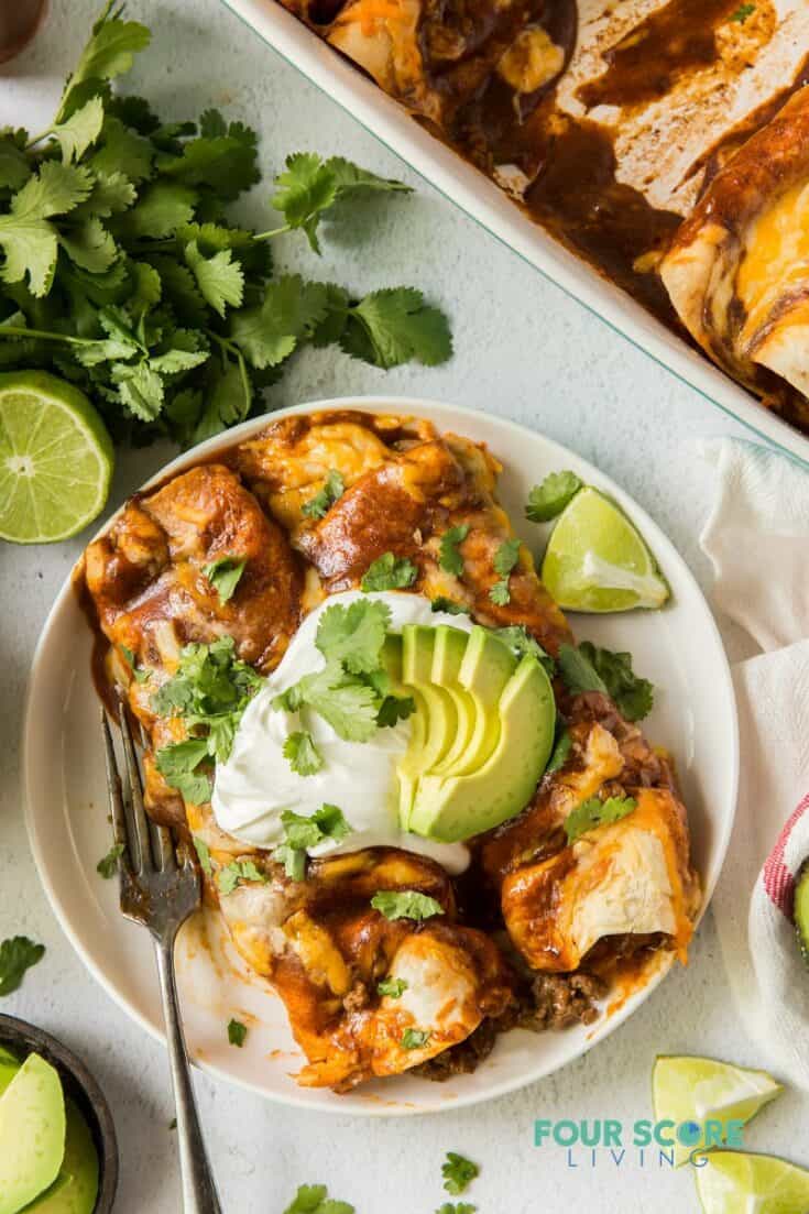 Keto Enchiladas - Four Score Living