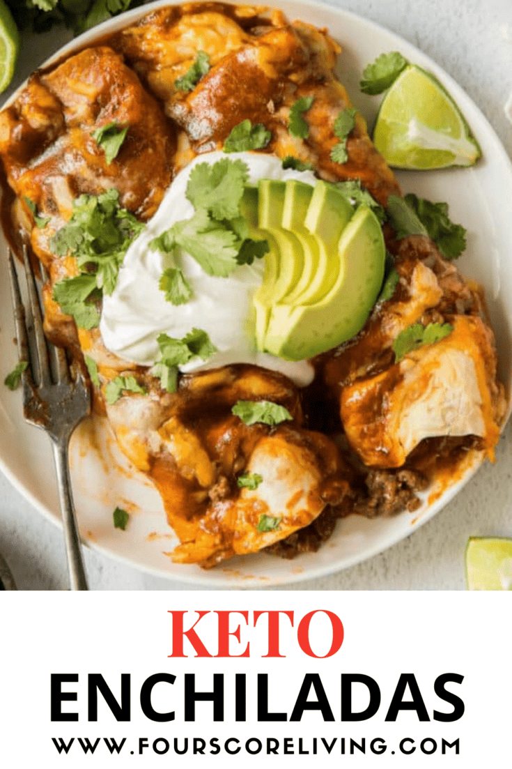 Keto Enchiladas - Easy From Scratch Low Carb Enchiladas!