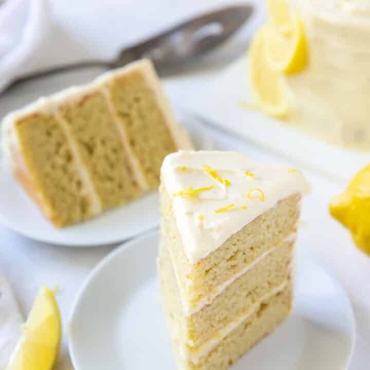 Old Fashioned Three Layer Lemon Cake From Scratch - Intelligent  Domestications