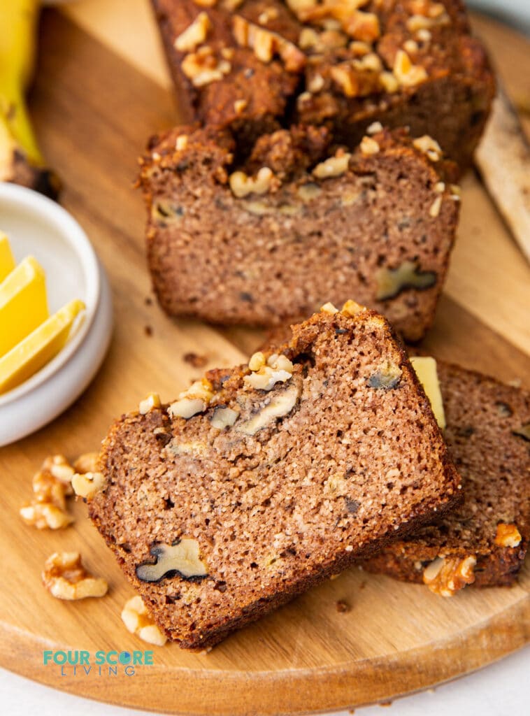 Keto Banana Bread - Four Score Living