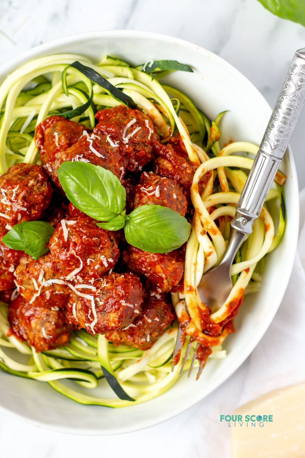 Low Carb Keto Meatballs - Four Score Living