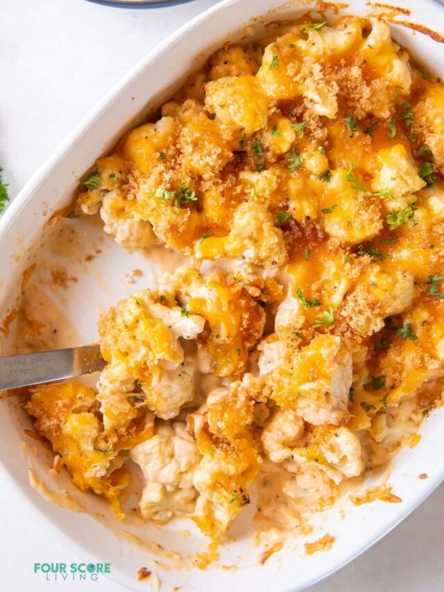 Keto Cauliflower Mac & Cheese!