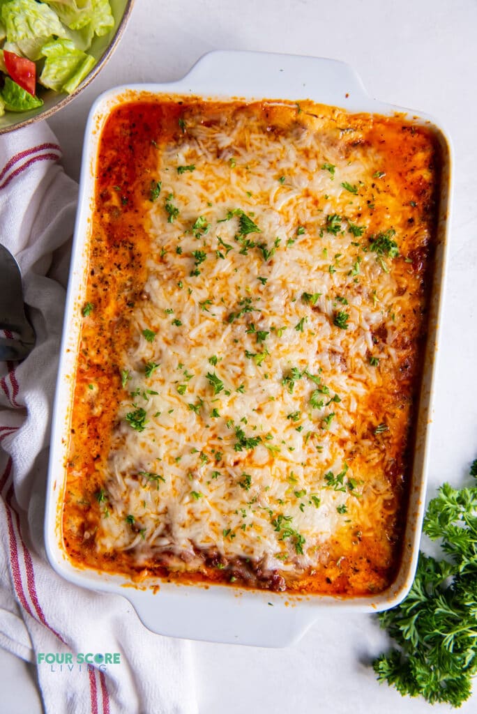 Keto Zucchini Lasagna - Four Score Living