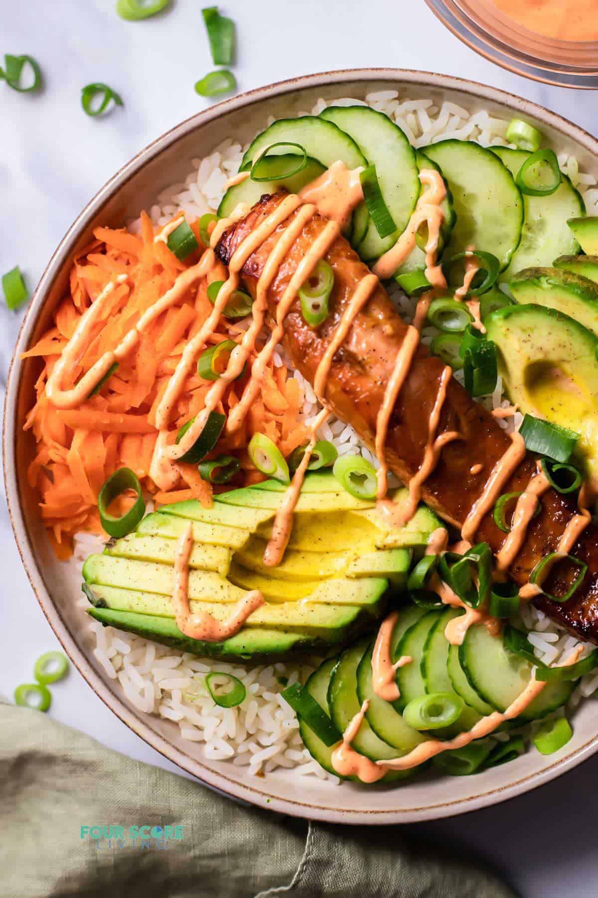 Salmon Rice Bowl Recipe – Salmon Bowl Recipe — Eatwell101