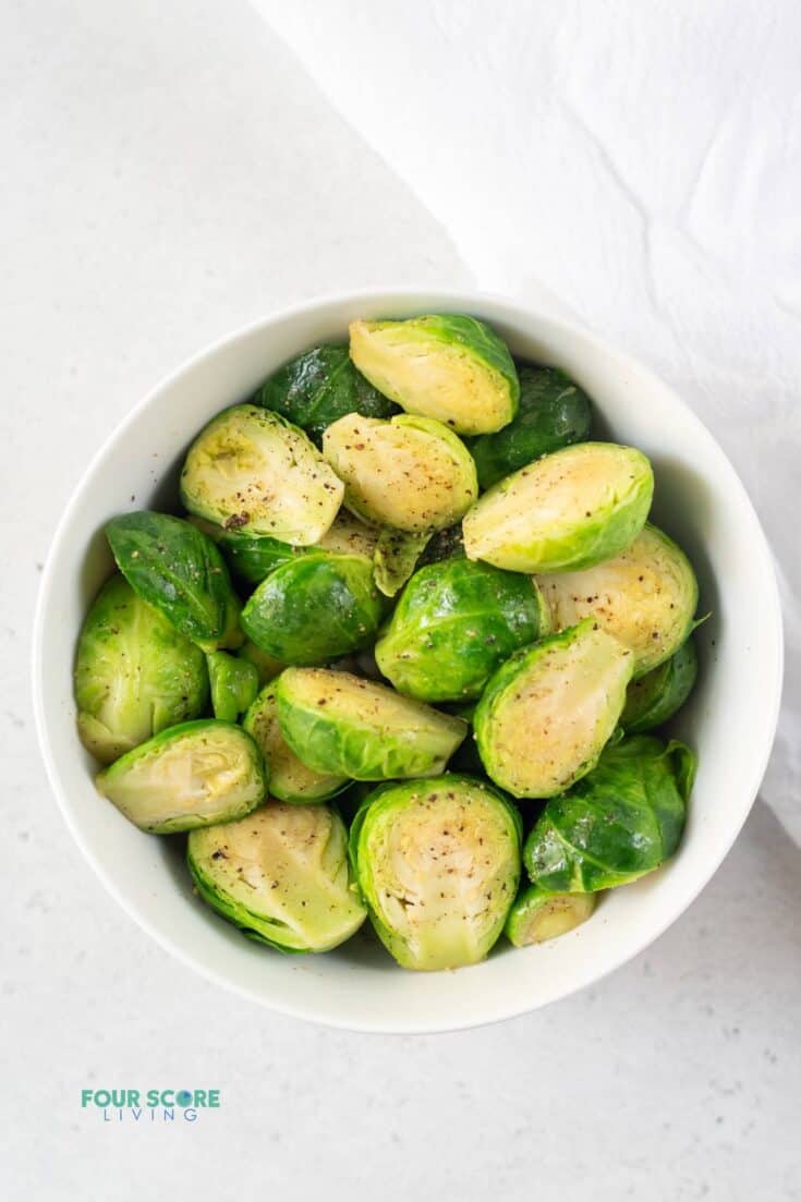 Steamed Brussels Sprouts Four Score Living   Steamed Brussels Sprouts 1.2 735x1103 