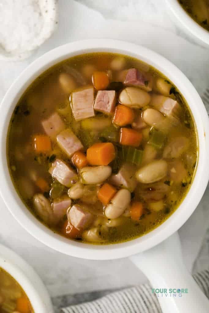 Ham and White Bean Soup - Four Score Living
