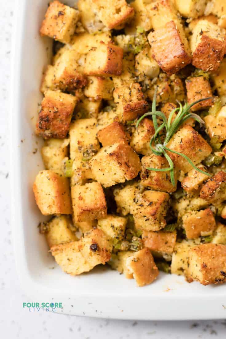 Low Carb Stuffing - Four Score Living